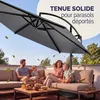 Set de protection contre le vent Kingsleeve pour parasol Voir les images du produit 3