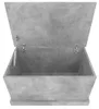 vidaXL Truhla betonová šedá 70x40x38 cm odvozený dřevěný Náhled obrázku produktu 7