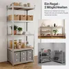 Steckregal Werkstattregal 1800x750x450 mm, 5 Ebenen, Farbe Produktbild-Vorschau 3