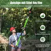 Astsäge Teleskop, Teleskop Astschere, 8M Handsäge Baumsäge, Produktbild-Vorschau 2