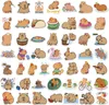 Jumada's - Capybara-Aufkleber - 50 Stk. - Tiere - Laptop - Produktbild-Vorschau 3