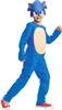 A child wearing a Sonic the Hedgehog costume, posing against a white background. Náhled obrázku produktu