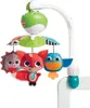A baby mobile with stuffed animal toys attached to a stand. Voir les images du produit