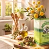 Ceramiczny wazon w stylu oliwkowym do dekoracji kuchni w Podgląd zdjęcia produktu 3