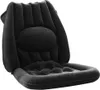 A black inflatable car seat cushion with lumbar support. Produktbild-Vorschau