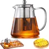Teekanne, Glas Teebereiter mit Edelstahlsieb, Produktbild-Vorschau 1