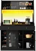 okwish Vitrine mit Platten für Küche und Produktbild-Vorschau 5