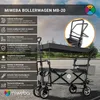 Miweba Bollerwagen MB-20 faltbar | Transportwagen mit Dach Produktbild-Vorschau 2