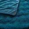 Fleece deken, pluche, bubbelvelours, blauw, 150x200 cm Productafbeelding-voorbeeld 6