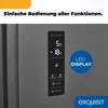 Close-up of a refrigerator's control panel with temperature display and feature buttons. Produktbild-Vorschau
