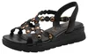 Bequeme Ledersandalen mit Keilabsatz Produktbild-Vorschau 6