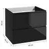 Stamar | Hängender Badezimmerunterschrank, Schwarz, 60 cm Produktbild-Vorschau 6