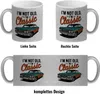 Vintage-Auto Glitzer-Kaffeebecher - I'M NOT OLD, I'M Produktbild-Vorschau 4