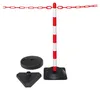 Moravia Kettenständer Set mit Dreiecksfuß rot/weiß 10 m Produktbild-Vorschau 3