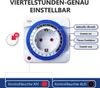 4er Set, Steckdosen mit mechanischer Zeitschaltuhr, Timer Produktbild-Vorschau 7