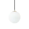 tooLight Pendellampe App1249-1C Schwarz Gold Metall Glas Produktbild-Vorschau 3