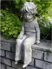 Schöne Gartenfigur Der kleine Prinz als Kantenhocker, aus Produktbild-Vorschau 4