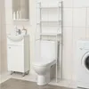 Polička nad WC, práčka, stojan na WC, kovová kúpeľňová Náhľad obrázku produktu 11