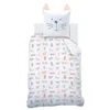 Katze Bettwäsche Set 135x200 + 80x80, 100% Baumwolle Produktbild-Vorschau 4