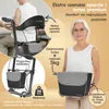 ELONEO Carbon Rollator faltbar und leicht mit Sitz, Produktbild-Vorschau 7