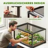 PawHut Terrarium für Reptilien Glasterrarium mit Schiebetür Produktbild-Vorschau 4