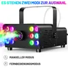 LED DJ Discolicht Partylicht, Discolicht Nebelmaschine Mini Produktbild-Vorschau 2