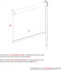 Diagram showing how to measure a roller blind. Anteprima dell’immagine prodotto