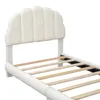 MODFU Čalouněná postel dětská postel 90 x 200 s půlkruhovým Náhled obrázku produktu 8
