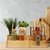 Relaxdays Gewürzregal Bambus, 3 Etagen, ausziehbar, Produktbild-Vorschau 2