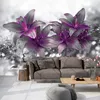 Vlies Fototapete - Secret of the Lily 350x245 cm Blumen Produktbild-Vorschau 2