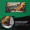 Leinwand Wanduhr Wandkunst Uhr Quarz 60x30 Gemälde Budapest Produktbild-Vorschau 5
