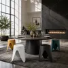 Tabouret - HOME DECO FACTORY - Empilable - Jaune Voir les images du produit 7