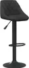 A black bar stool against a white background. Náhled obrázku produktu