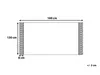 BELIANI Deka modrá bavlna 130 x 160 cm klasická s třásněmi Náhled obrázku produktu 3