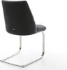 DELIFE Freischwinger Elso-Flex Echt-Leder Schwarz Produktbild-Vorschau 5