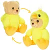 BRUBIES Teddy poussin- Ours en peluche de 25 cm en costume Voir les images du produit 1