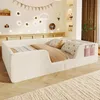 A child's bedroom with a bed, decorations on the wall, and a rug. Náhľad obrázku produktu