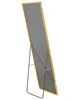 BELIANI Stojací zrcadlo zlaté hliníkový rám 50 x 156 cm Náhled obrázku produktu 5