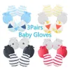 3Pairs / Set Atmungsaktive einstellbare Neugeborene Baby Produktbild-Vorschau 2