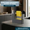 Organizer per lavello eluno con superficie soft-touch, Anteprima dell’immagine prodotto 2