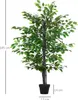 Outsunny Sztuczne drzewo Banyan Dekoracja z litego drewna Podgląd zdjęcia produktu 3