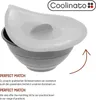 Skladacia silikónová miska Coolinato 16 cm ŠEDÁ Náhľad obrázku produktu 5