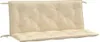 vidaXL Coussin pour banc de jardin Beige 120x(50+50)x7 cm Voir les images du produit 10