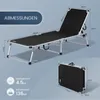 Sonnenliege klappbar – Leichte Gartenliege aus Aluminium Produktbild-Vorschau 2