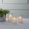 Star Trading LED-Kerze Twinkle im Glas 10x7,5cm weiß, Weiß, Produktbild-Vorschau 12