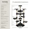 tectake® Kratzbaum Fippi 201 cm inklusive Spielkordel und Produktbild-Vorschau 5