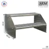 2 Stufen Standtreppe Modell 1 verzinkt, Breite 110 cm, Höhe Produktbild-Vorschau 1