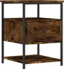 vidaXL Noční stolky 2 ks. Kouřový dub 40x42x56 cm výrobek Náhled obrázku produktu 3