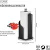 GEFU Küchenrollenhalter Curve, schwarz/silber Produktbild-Vorschau 10