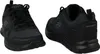 Two black Skechers sneakers are shown from different angles against a white background. Voir les images du produit
